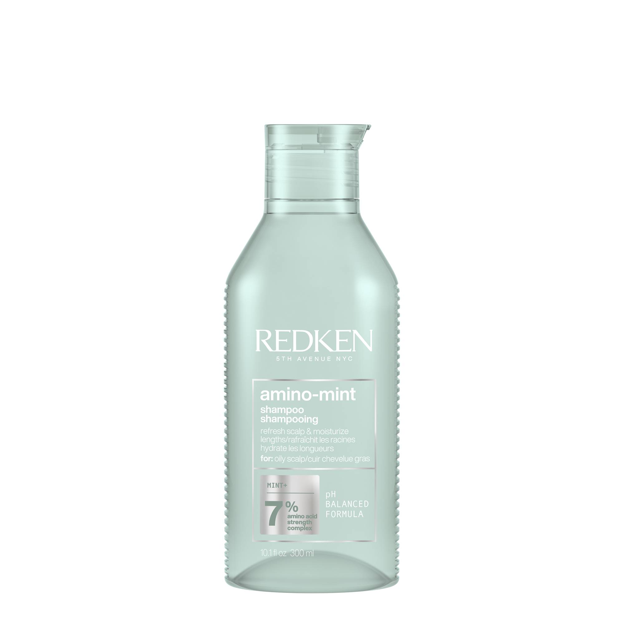 Shampooing Amino-Mint racines grasses pointes sèches de la marque Redken Contenance 300ml - 1