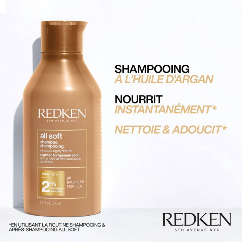Shampoing hydratant All Soft NEW de la marque Redken Contenance 300ml - 2