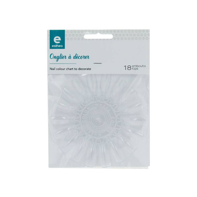 Onglier 18 ongles à décorer de la marque Estheo - 1