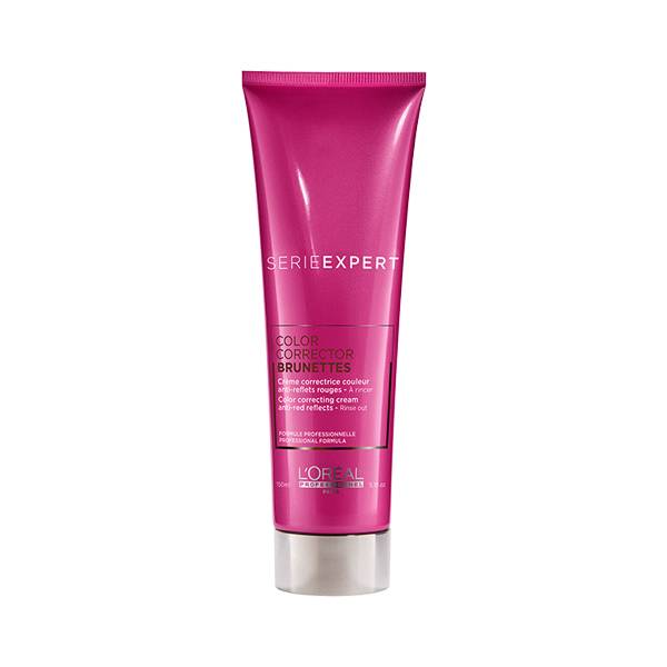 Crème correctrice anti-reflets rouges Color Corrector Brunettes de la marque L'Oréal Professionnel Contenance 150ml - 1
