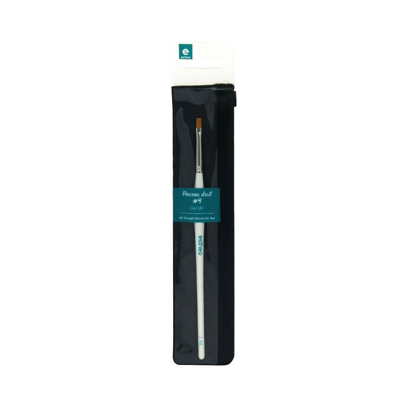 Pinceau droit 4 Gel UV 102 de la marque Estheo - 1