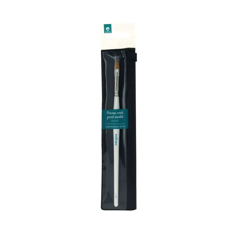 Pinceau ovale grand modèle Gel UV 105 de la marque Estheo - 1
