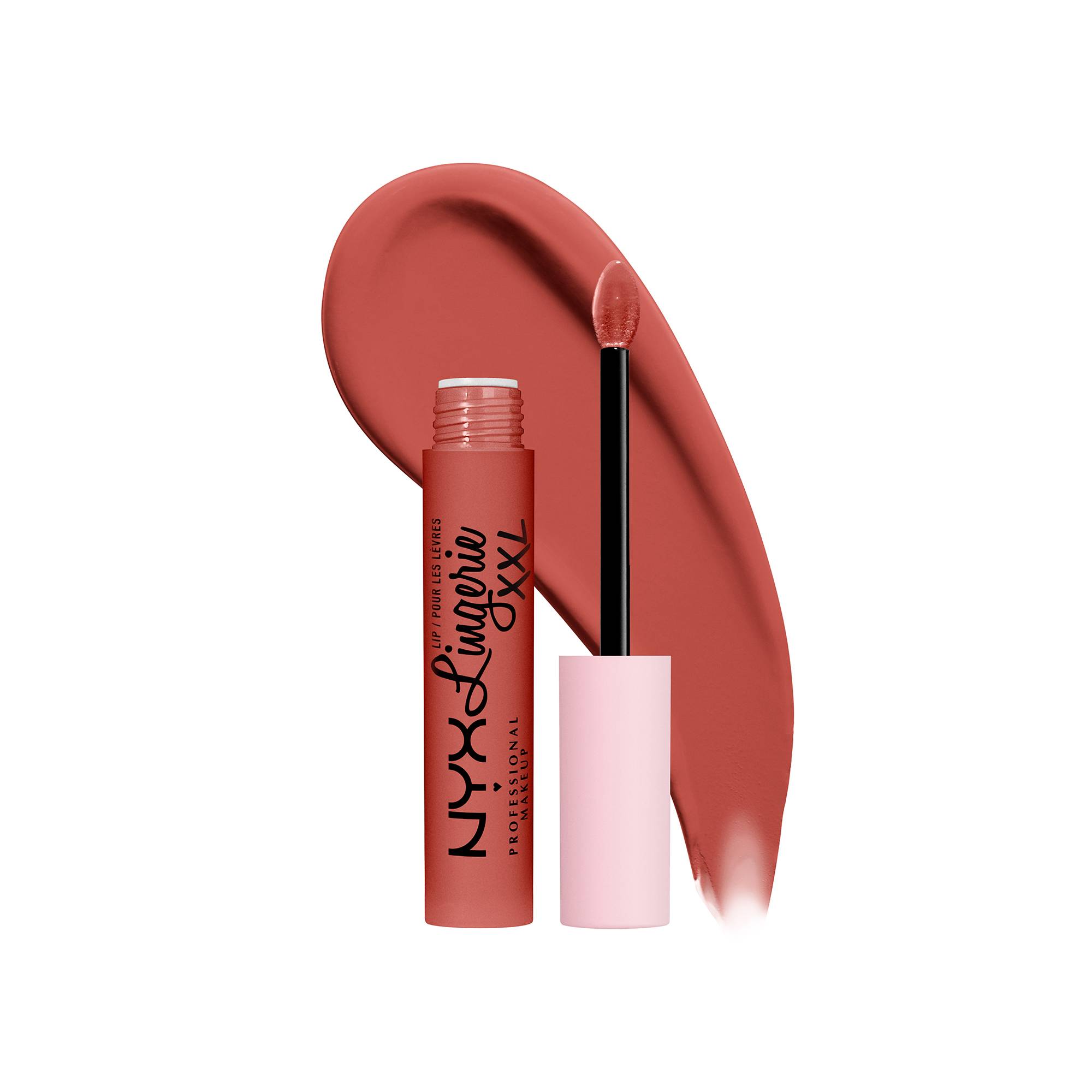 Rouge à lèvres lip lingerie XXL - Peach Flirt de la marque NYX Professional Makeup - 3
