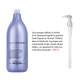 Shampoo neutralizzante Blondifier Cool del marchio L'Oréal Professionnel Gamma Série Expert Capacità 1500ml - 2