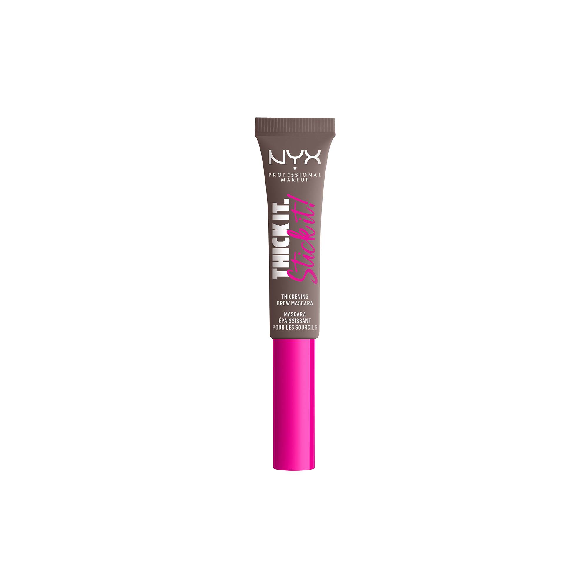 Mascara épaississant Sourcil Brown Thick It Stick - Cool Ash Brown de la marque NYX Professional Makeup Contenance 7g - 1