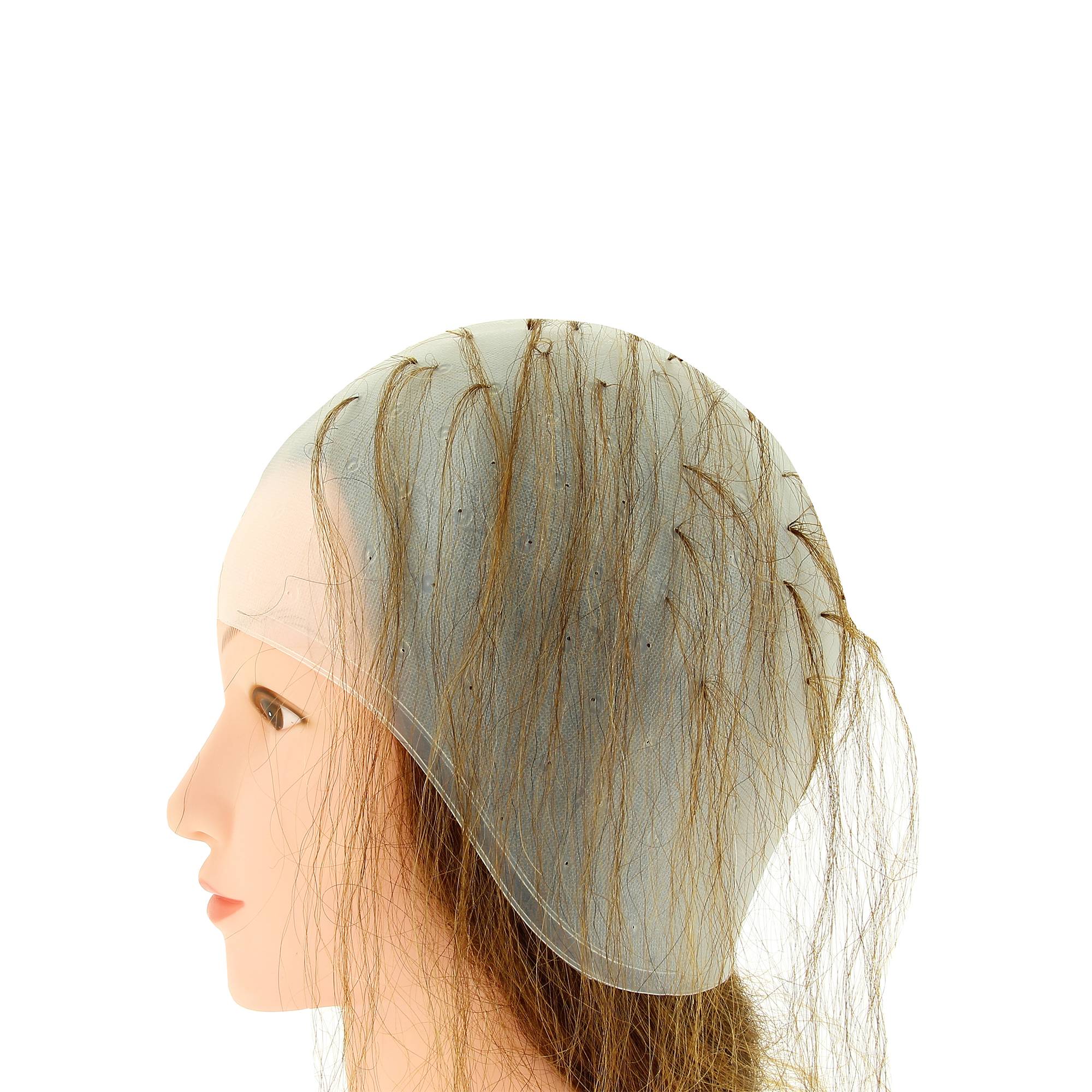 Bonnet à mèches en silicone pré-percé de la marque Coiffeo - 1