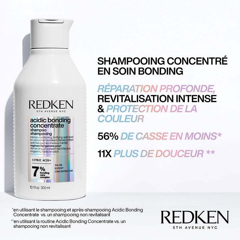 Shampooing Acidic Bonding Concentrate routine de la marque Redken Contenance 300ml - 2