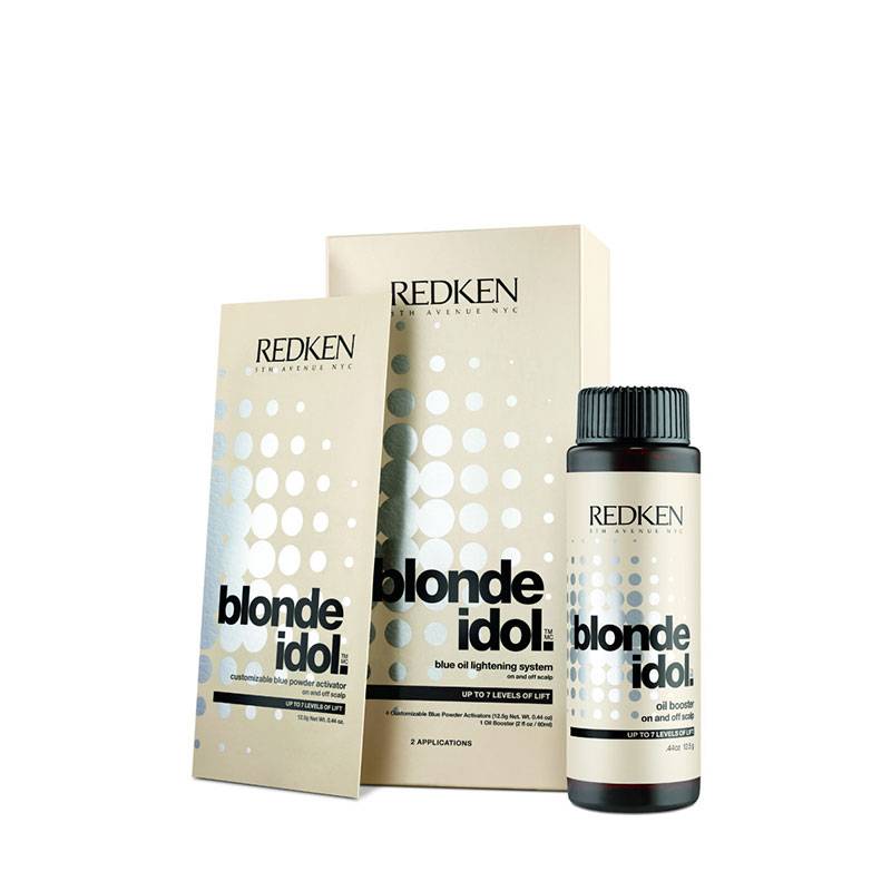 Système poudre et huile éclaircissante de la marque Redken - 1