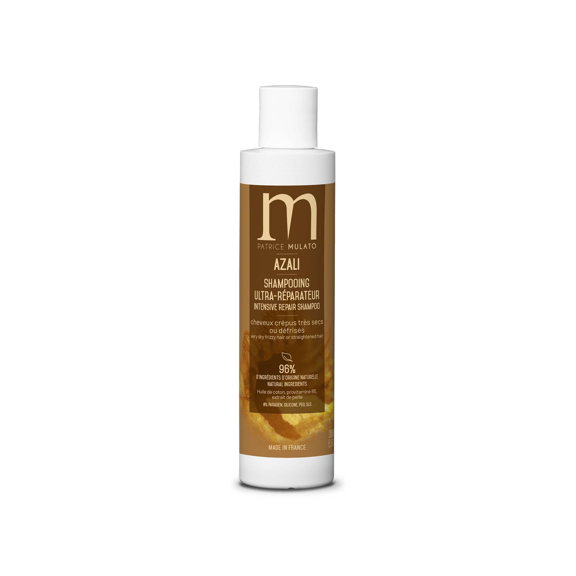 Shampooing Azali ultra repar. cheveux crepus tres secs de la marque Mulato Contenance 200ml - 1