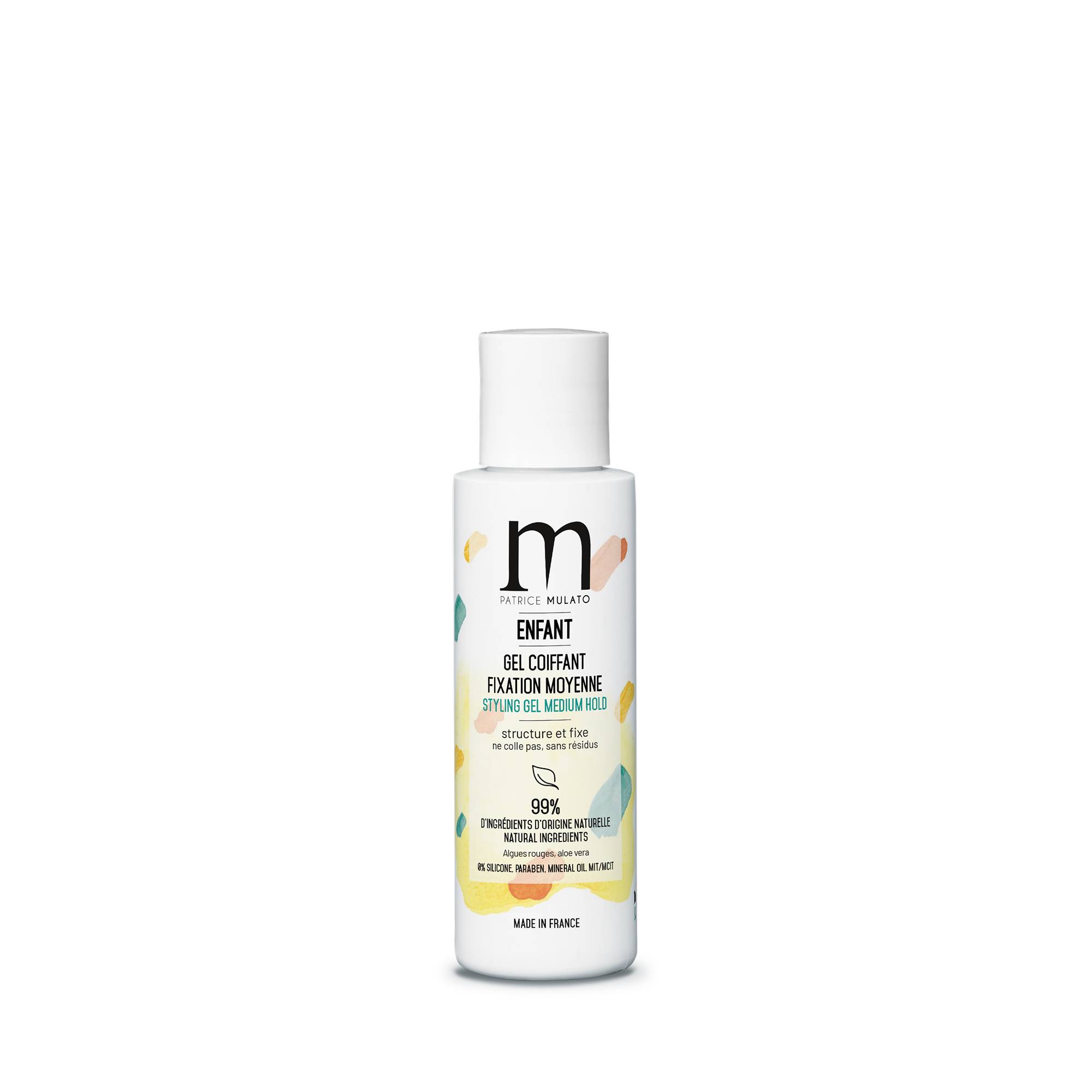Gel coiffant Enfant fixation moyenne de la marque Mulato Contenance 100ml - 1