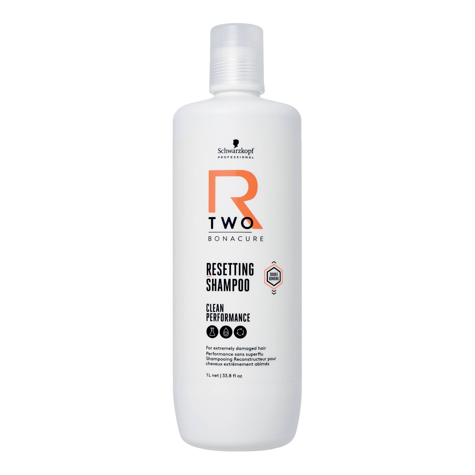 Shampoing reconstructeur BC R-TWO de la marque Schwarzkopf Professional Contenance 1000ml - 1