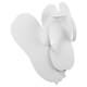 Pantoufles jetables blanches - 1 Pantoufles jetables blanches de la marque Peggy Sage - 1