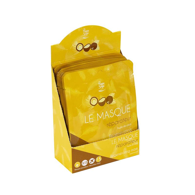 Présentoir masques réparateur x15 de la marque Peggy Sage Contenance 460g - 1