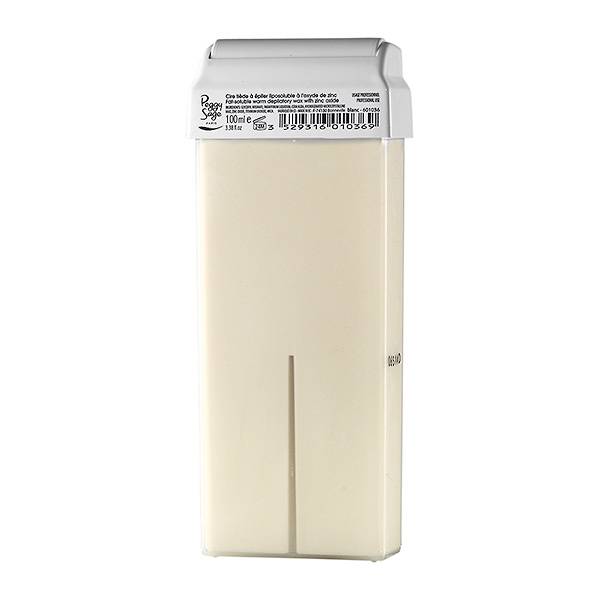 Cartouche de cire tiède liposoluble Blanche de la marque Peggy Sage Contenance 100ml - 1