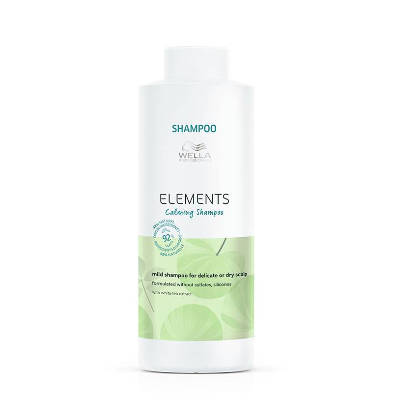 Shampoing apaisant Elements Calming de la marque Wella Professionals Contenance 1000ml - 1