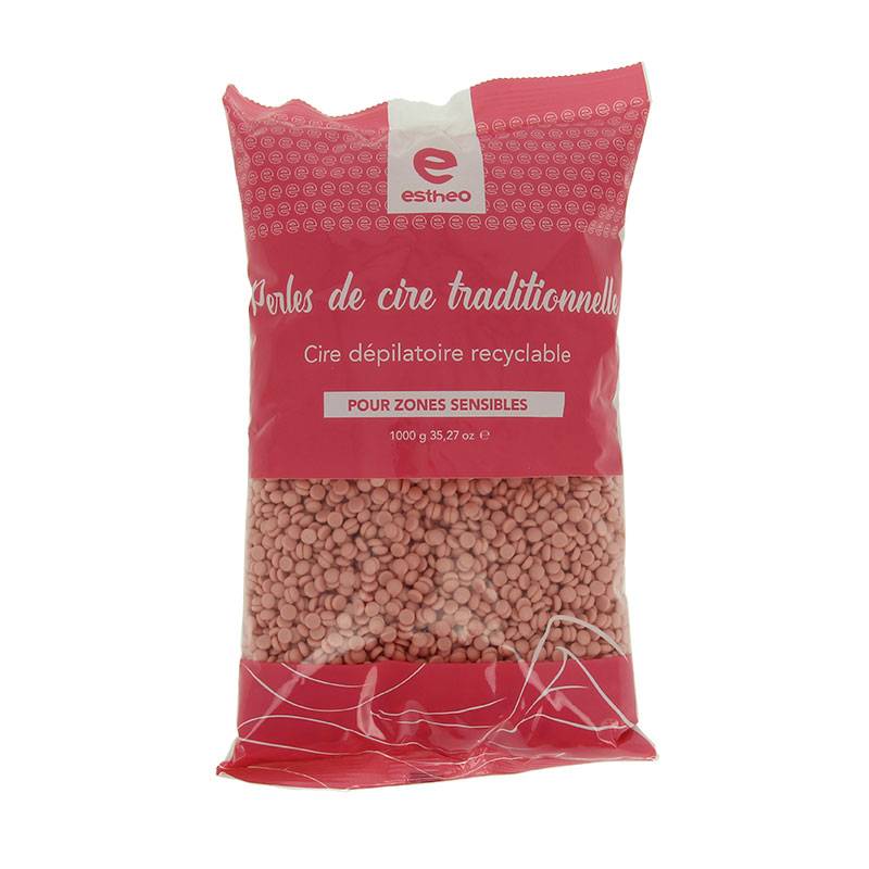 Cire gouttelette traditionnelle Titane de la marque Estheo Contenance 1000g - 1