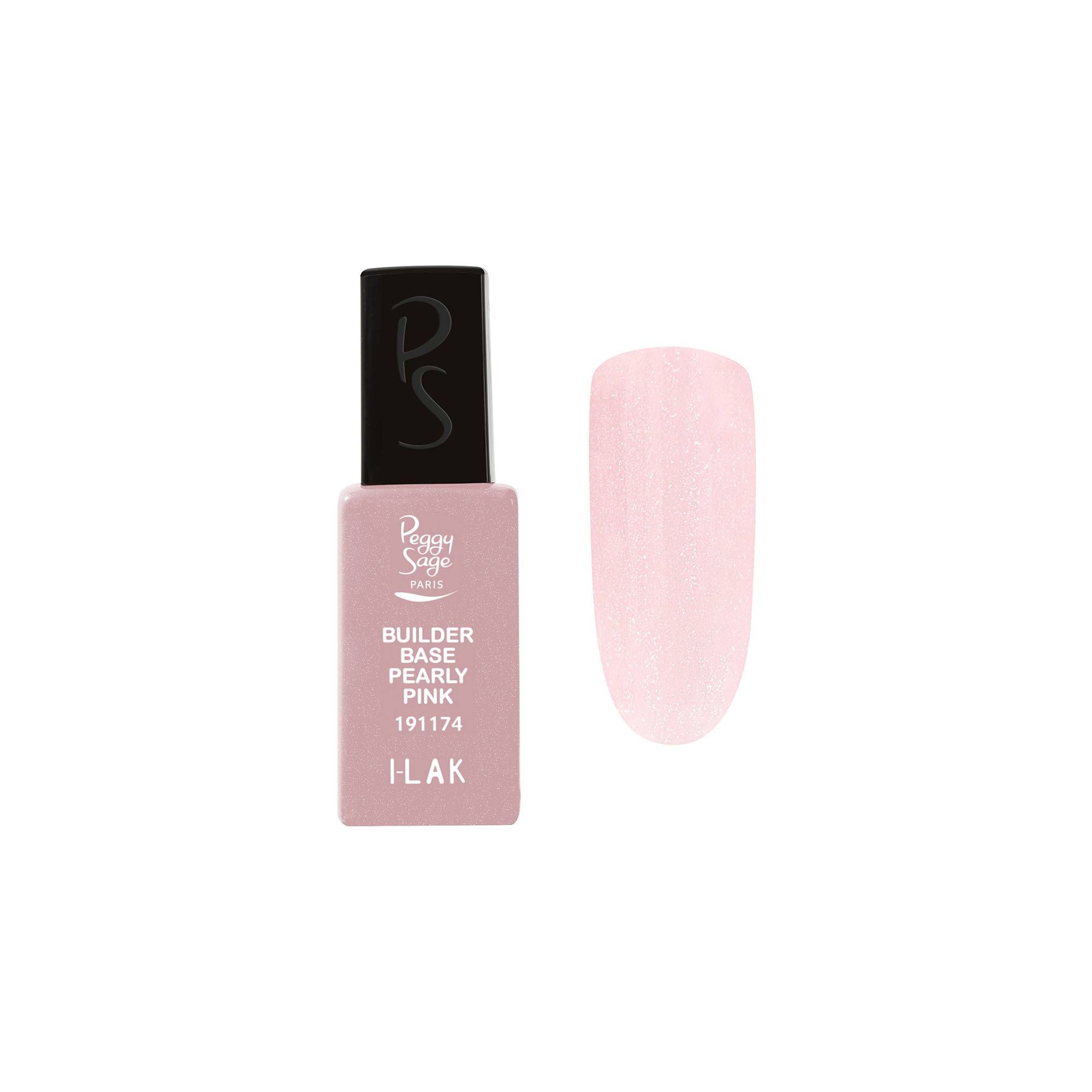 Builder base semi-permanente I-LAK Pearly pink de la marque Peggy Sage Contenance 11ml - 1