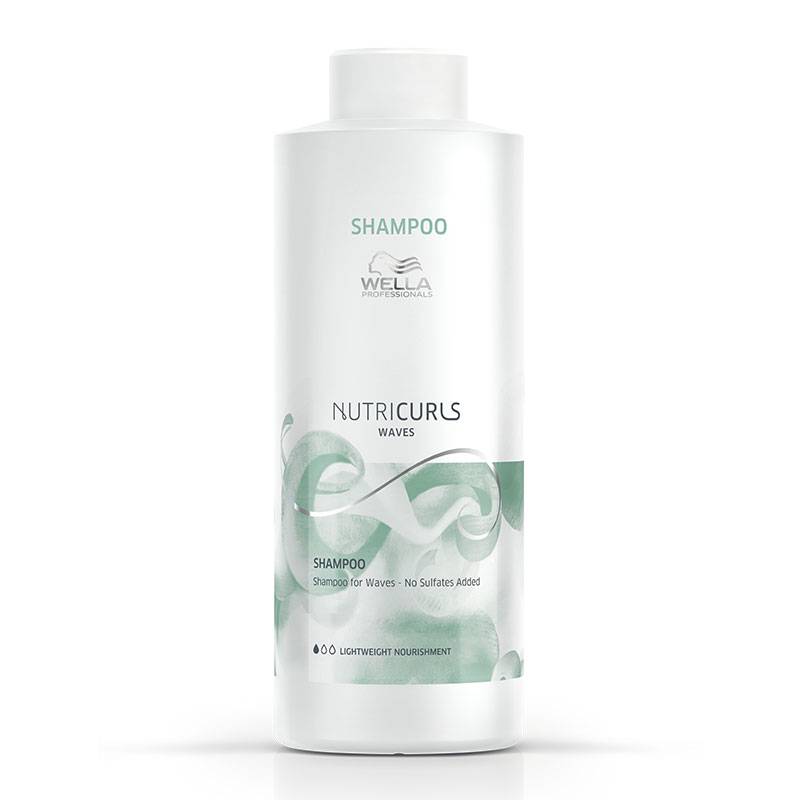 Shampoing léger cheveux ondulés Nutricurls de la marque Wella Professionals Contenance 1000ml - 1