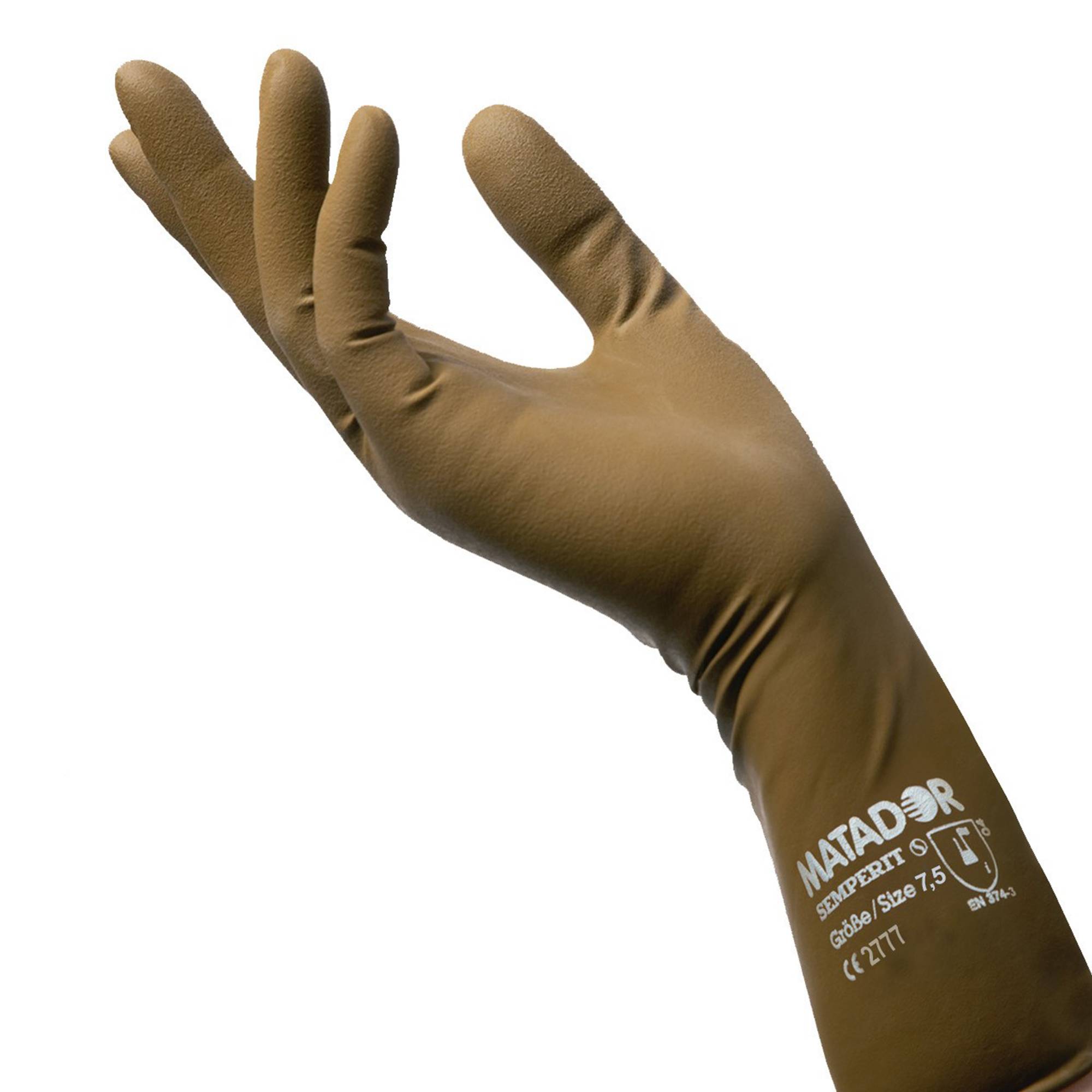 Paire de gants de protection en latex taille L de la marque Matador - 1
