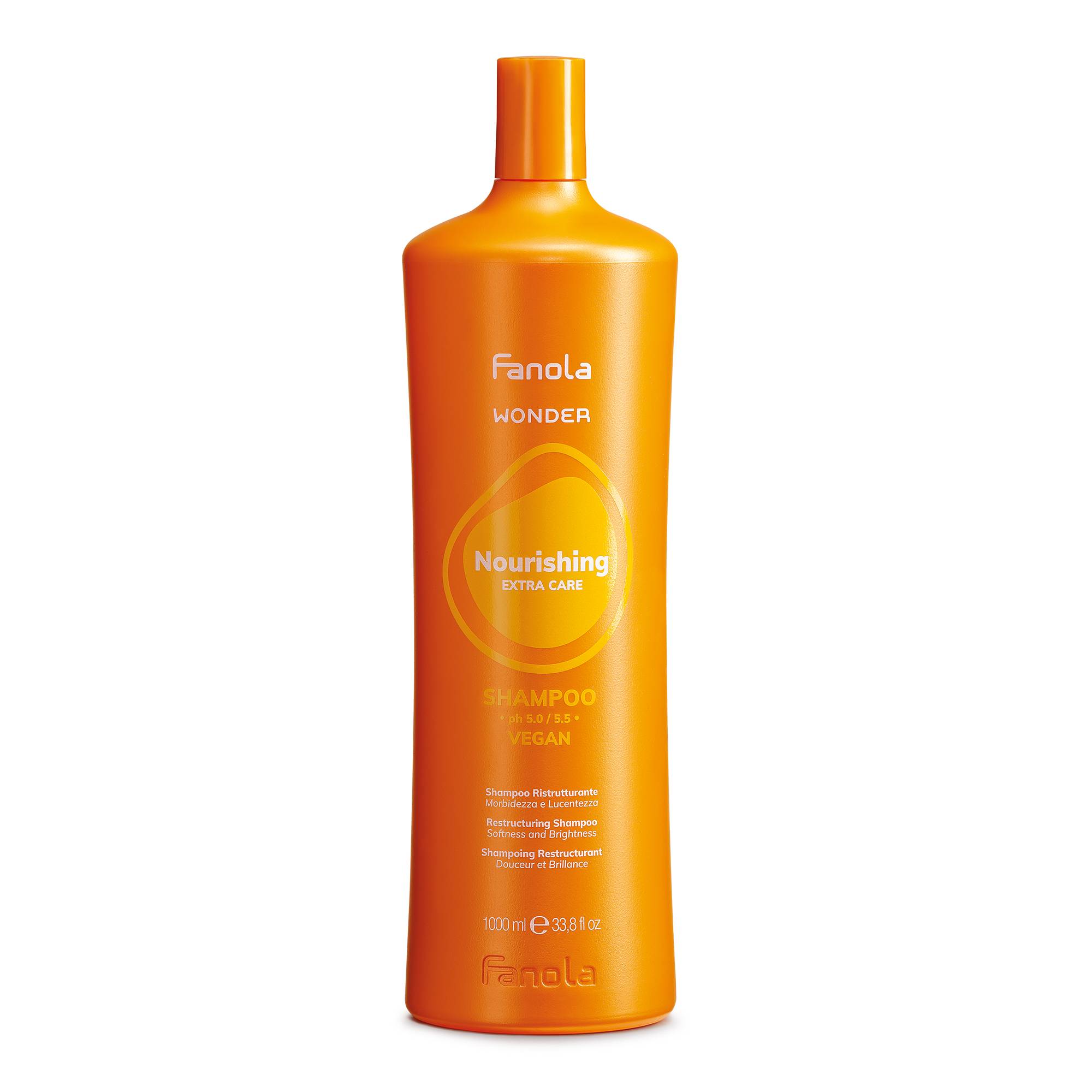 Shampooing restructurant douceur et brillance Wonder Nourishing de la marque Fanola Contenance 1000ml - 1