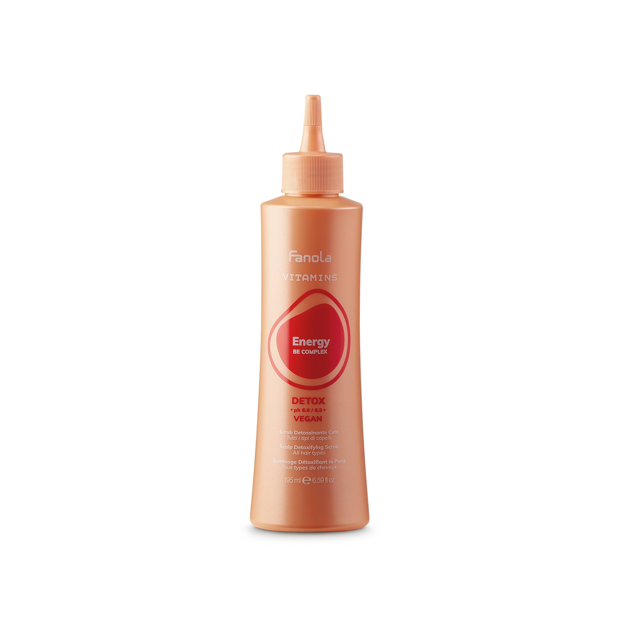 Gommage détoxifiant cuir chevelu Vitamins Energy de la marque Fanola Contenance 195ml - 1