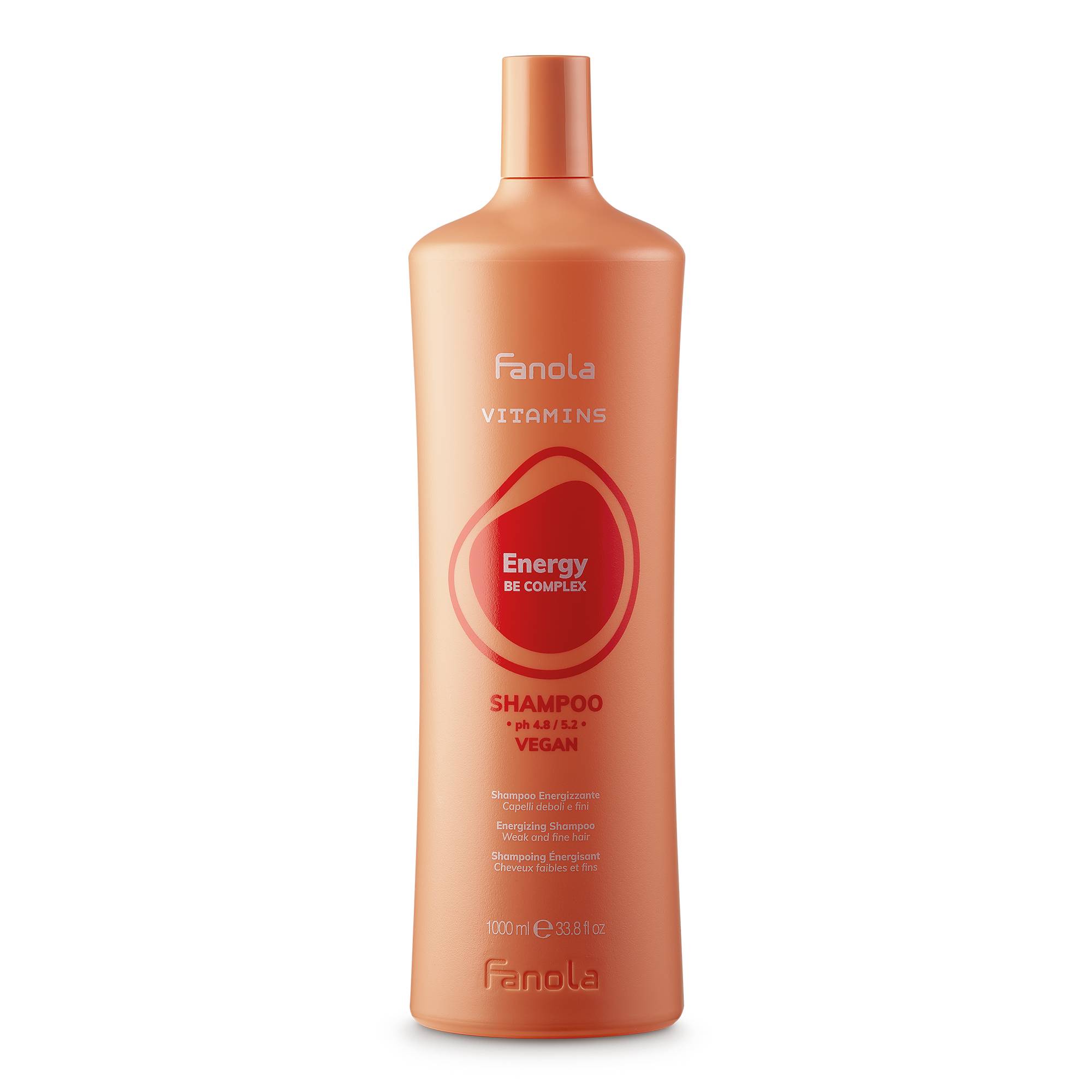Shampooing énergisant Vitamins Energy de la marque Fanola Contenance 1000ml - 1