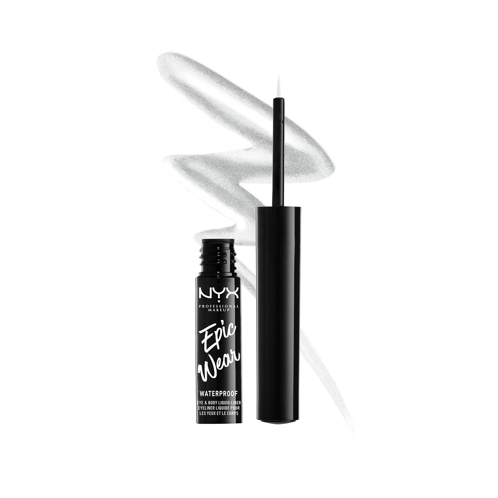 Epic Wear Metallic Liquide Liner Silver Metal de la marque NYX Professional Makeup - 1