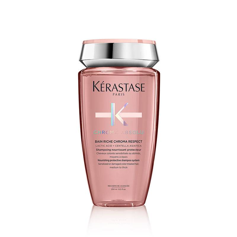 Shampoing Bain Riche Chroma Respect – nutrition, protection couleur, brillance de la marque Kerastase Contenance 250ml - 1