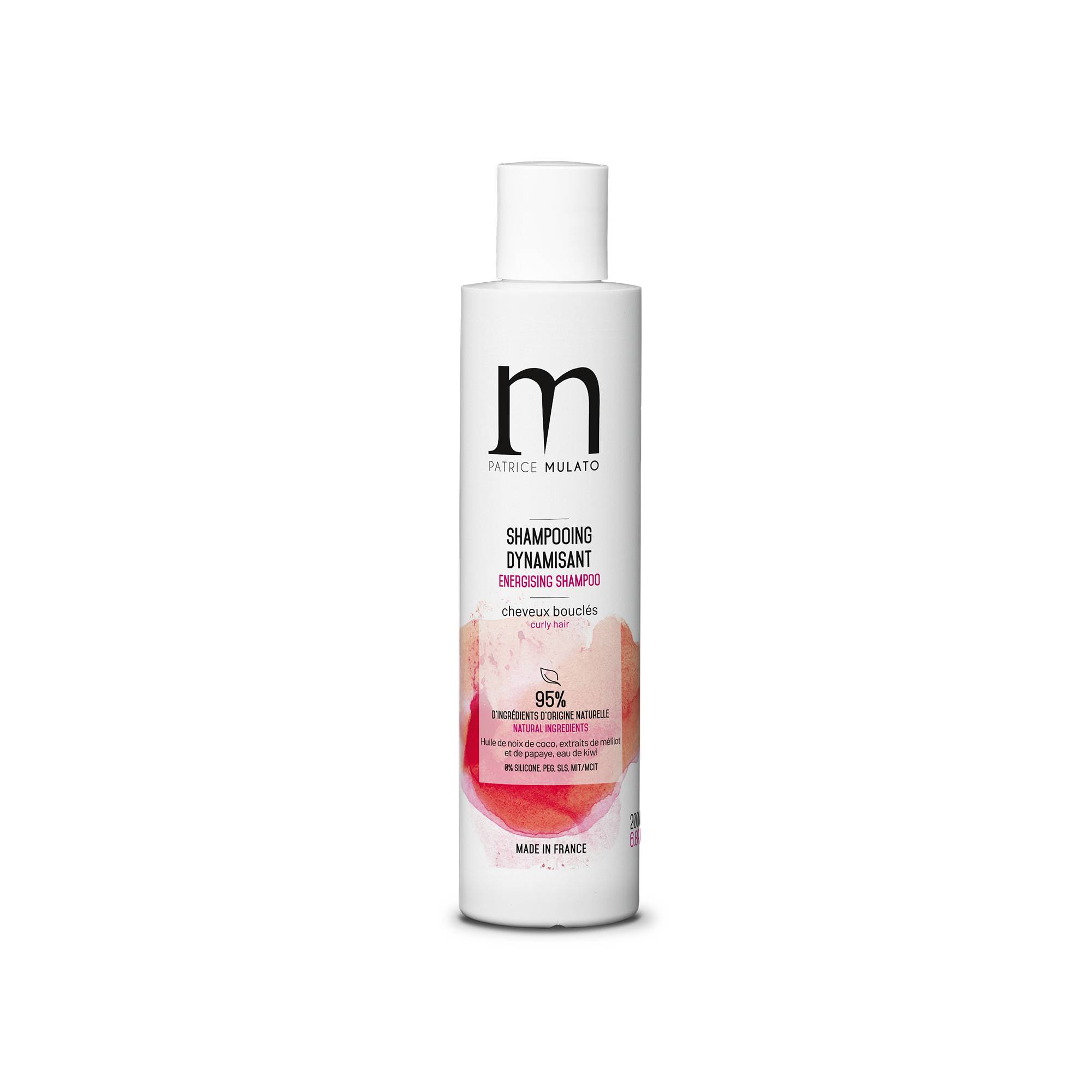Shampooing traitant dynamisant cheveux boucles de la marque Mulato Contenance 200ml - 1