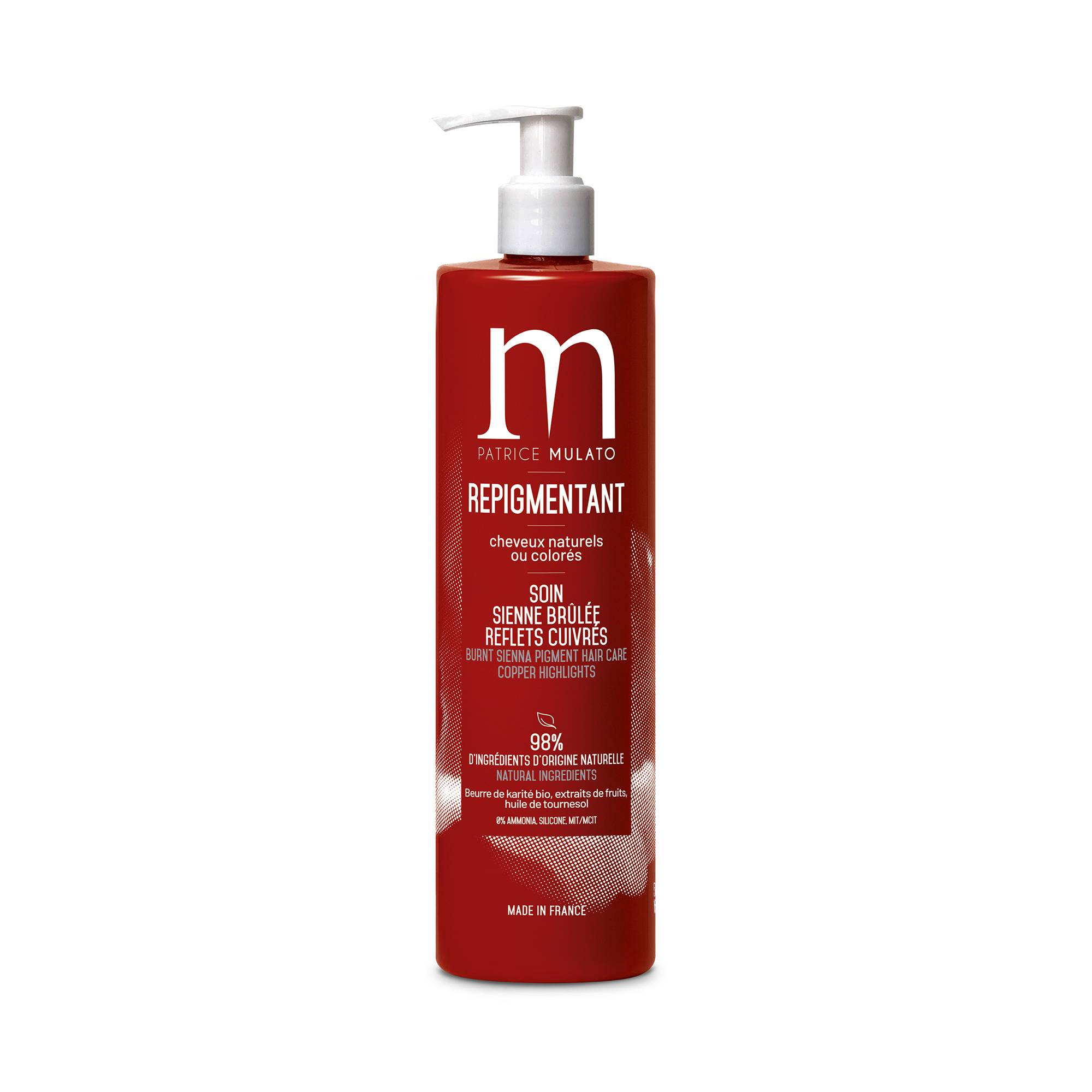 Soin repigmentant sienne brulée de la marque Mulato Contenance 500ml - 1