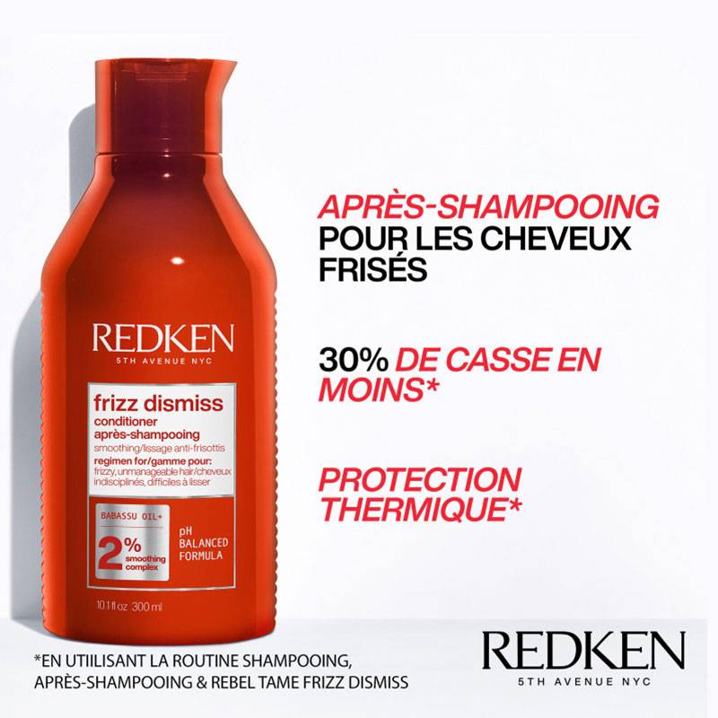 Apres-shampoing anti-frisottis Frizz Dismiss NEW de la marque Redken Contenance 300ml - 2