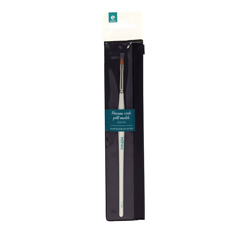Pinceau ovale petit modèle Gel UV 104 de la marque Estheo - 1