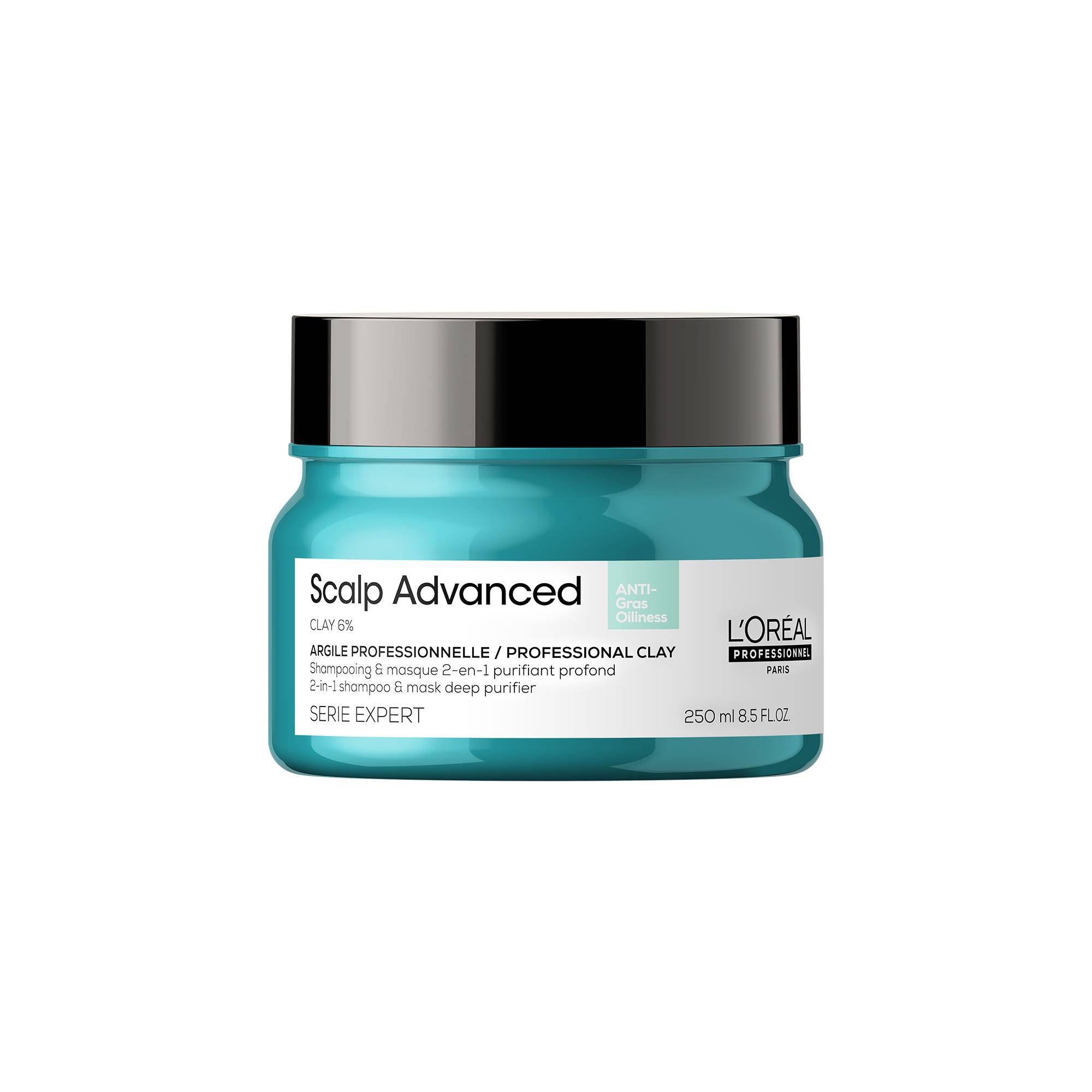 Argile professionnelle shampoing et masque 2-en-1 Scalp de la marque L'Oréal Professionnel Contenance 250ml - 1