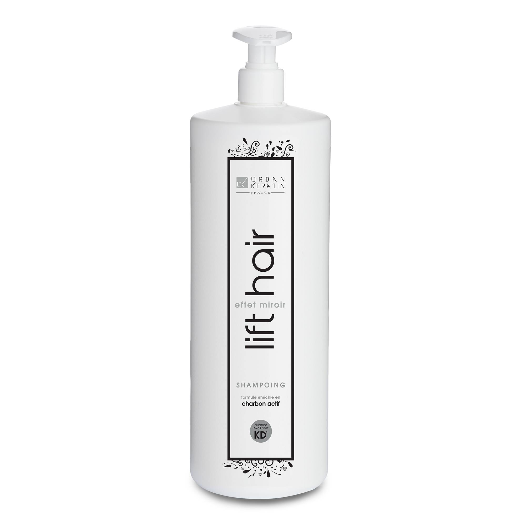 Shampoing effet miroir Lift hair de la marque Urban Keratin Contenance 1000ml - 1