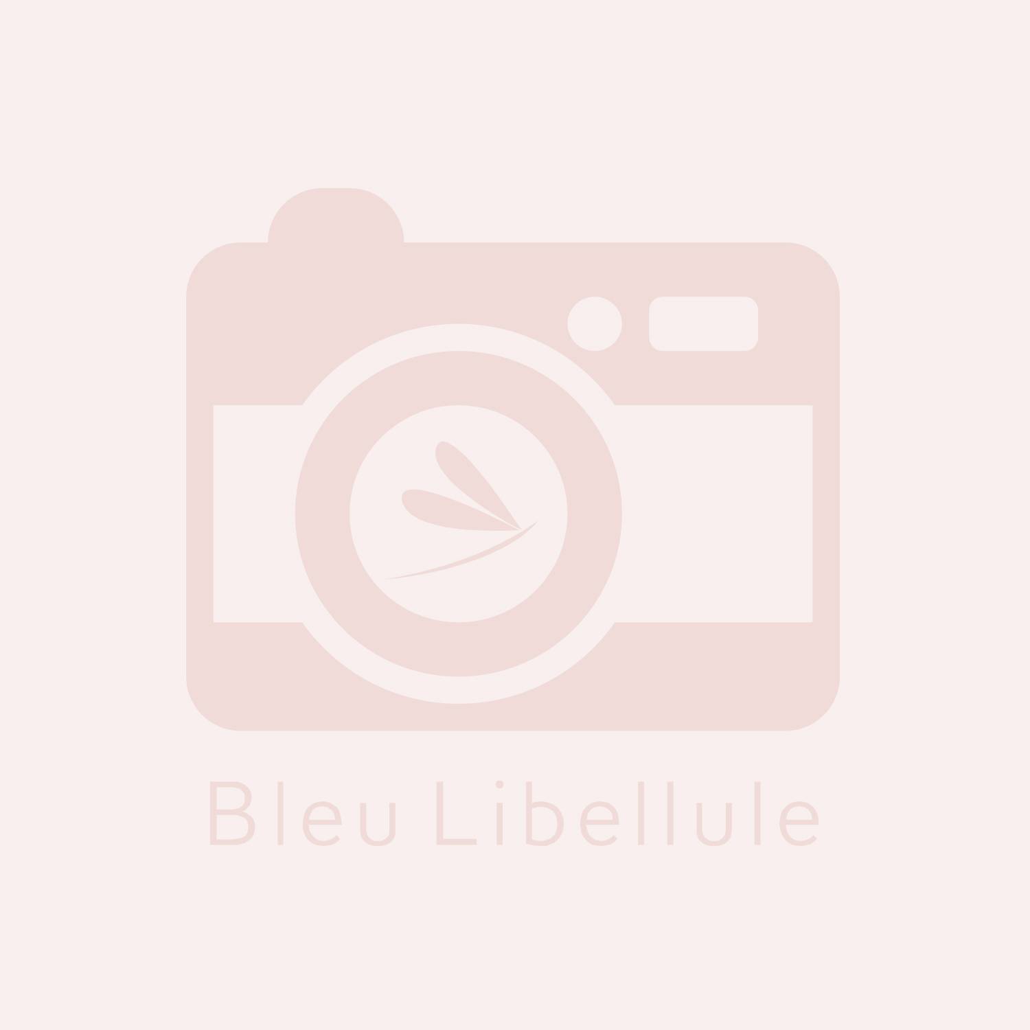 Bleu Libellule Grand pochon transparent Bleu Libellule 17 x 35cm , Bagagerie