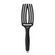Brosse démêlante FingerBrush Noire taille M - 1 Brosse démêlante FingerBrush Noire taille M de la marque Olivia Garden - 1