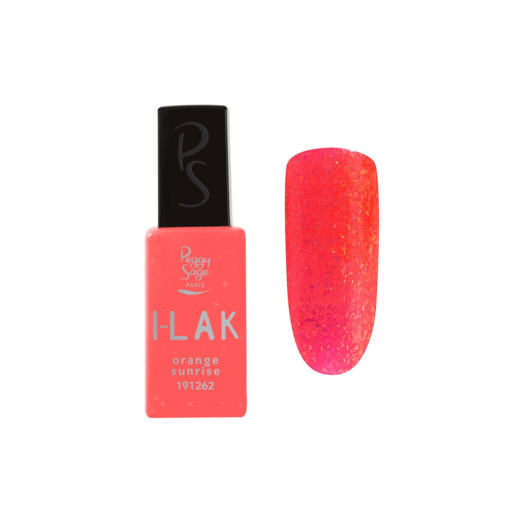 Vernis semi-permanent I-LAK - Orange Sunrise de la marque Peggy Sage Contenance 11ml - 1