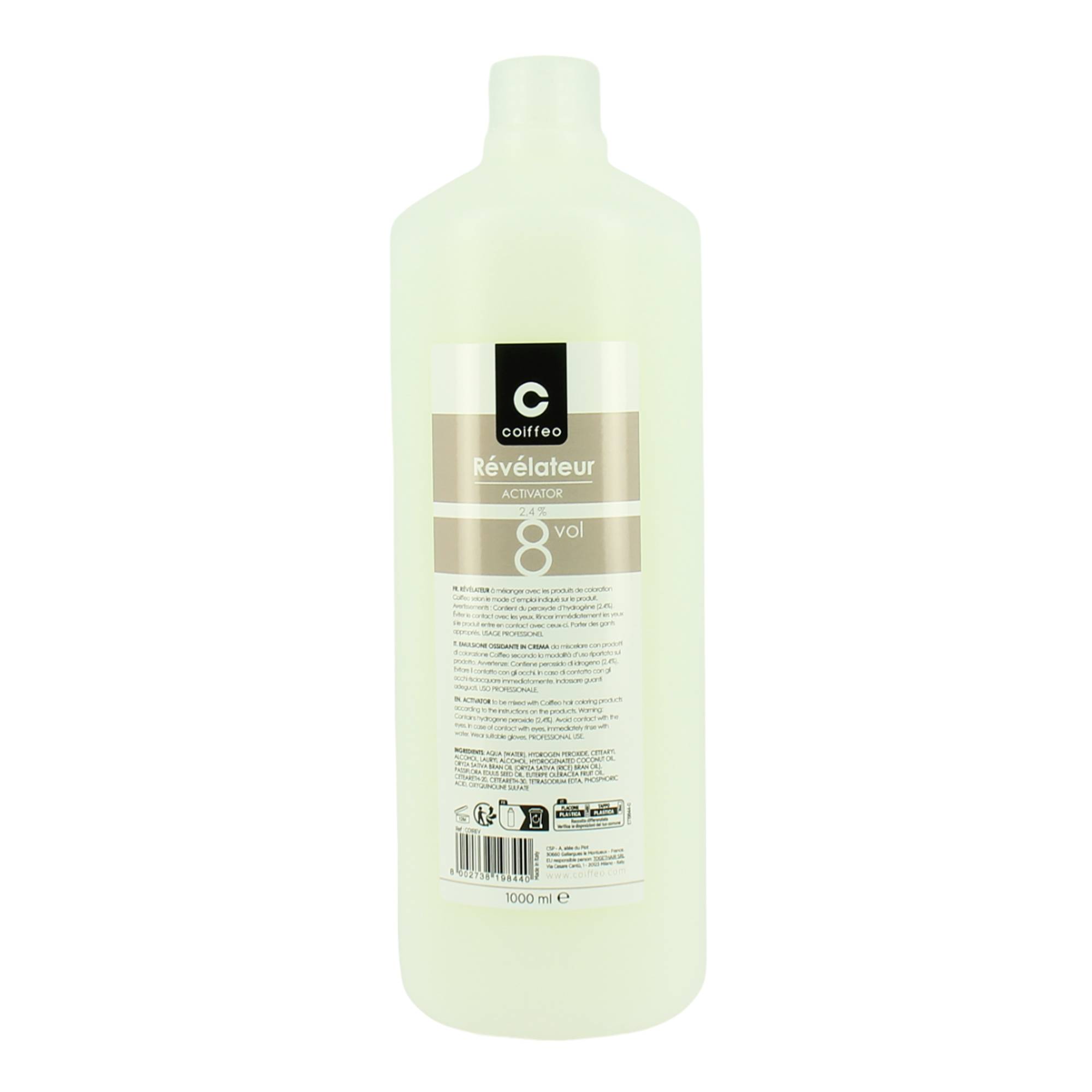 Révélateur ton sur ton de la marque Coiffeo Contenance 1000ml - 1