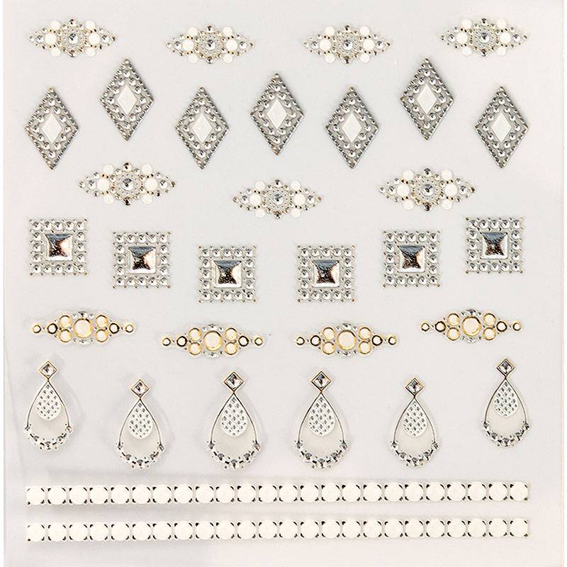 Décors adhésifs pour ongles Losange - Jewel de la marque Peggy Sage - 1