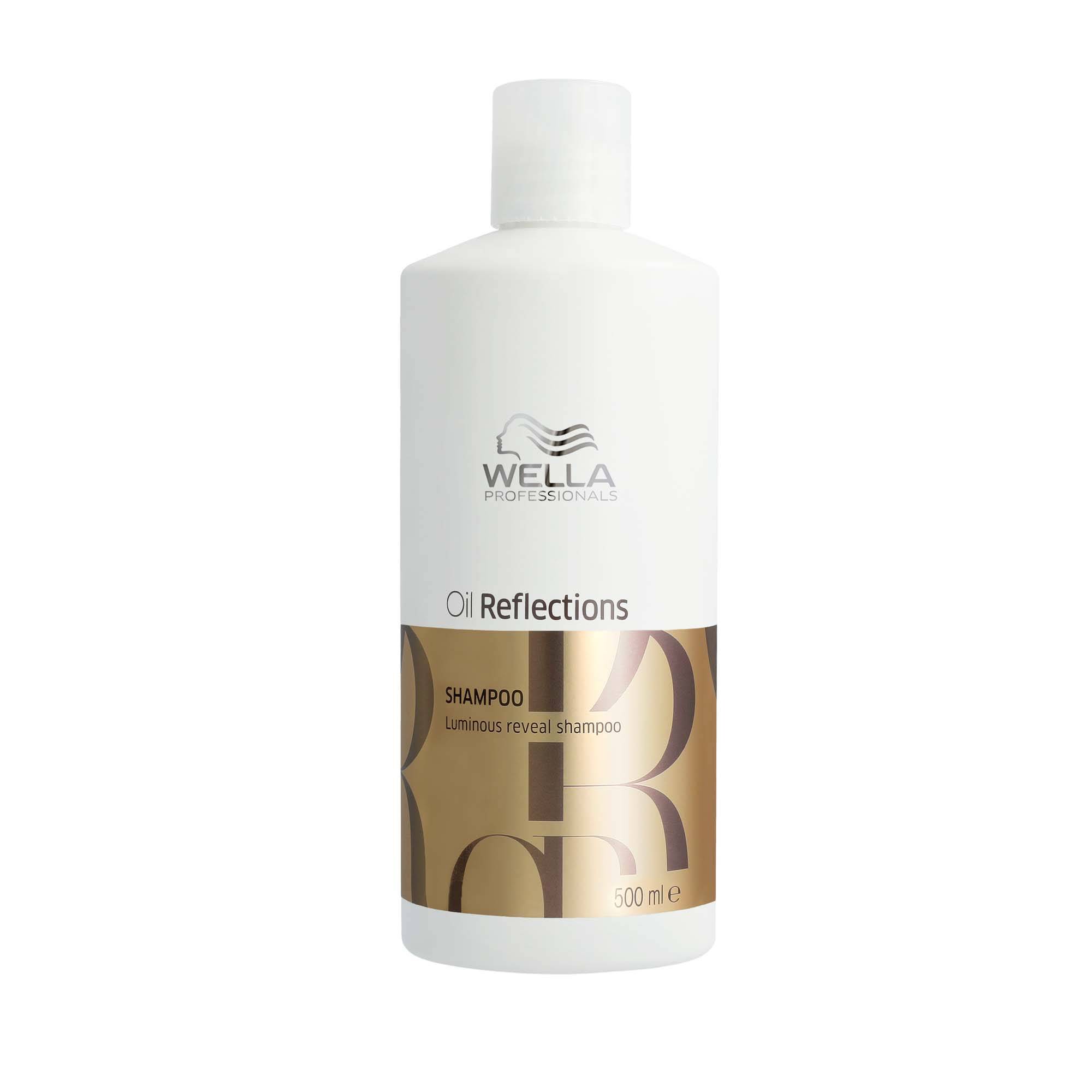 Shampoing révélateur de lumière Oil Reflections de la marque Wella Professionals Contenance 500ml - 1