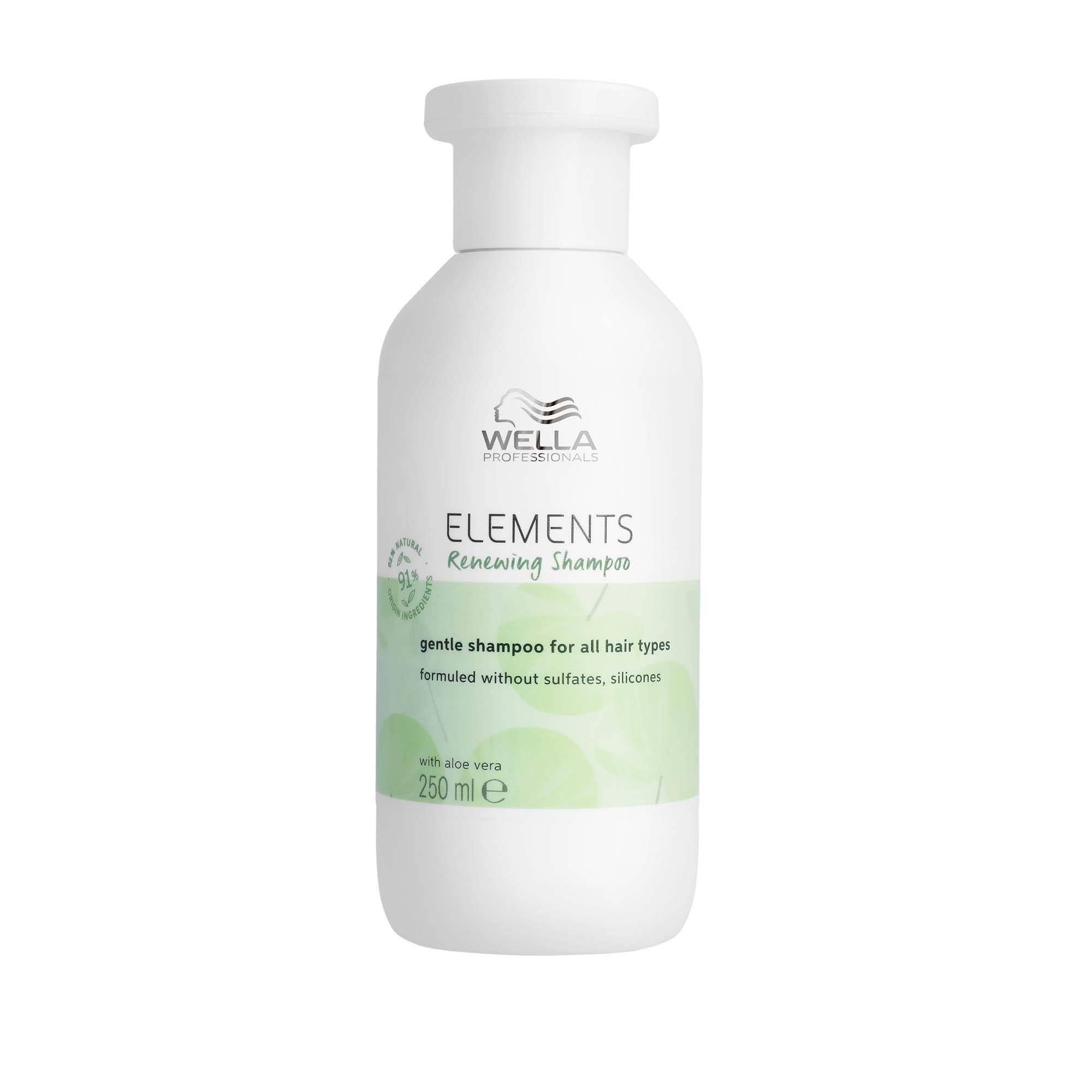 Shampoing régénérant Elements Renewing de la marque Wella Professionals Contenance 250ml - 1