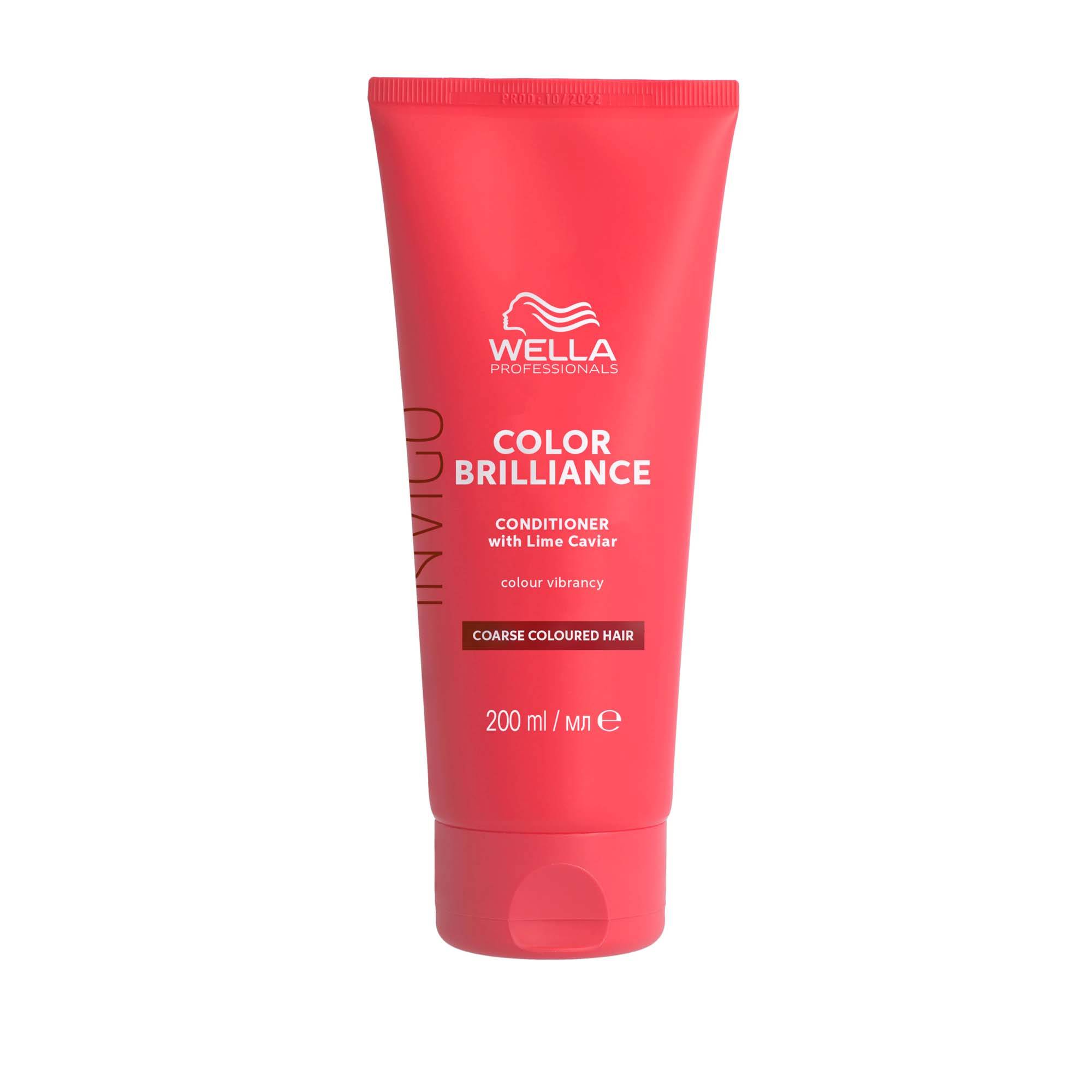 Après-shampoing protection couleur cheveux épais Color Brilliance de la marque Wella Professionals Contenance 200ml - 1