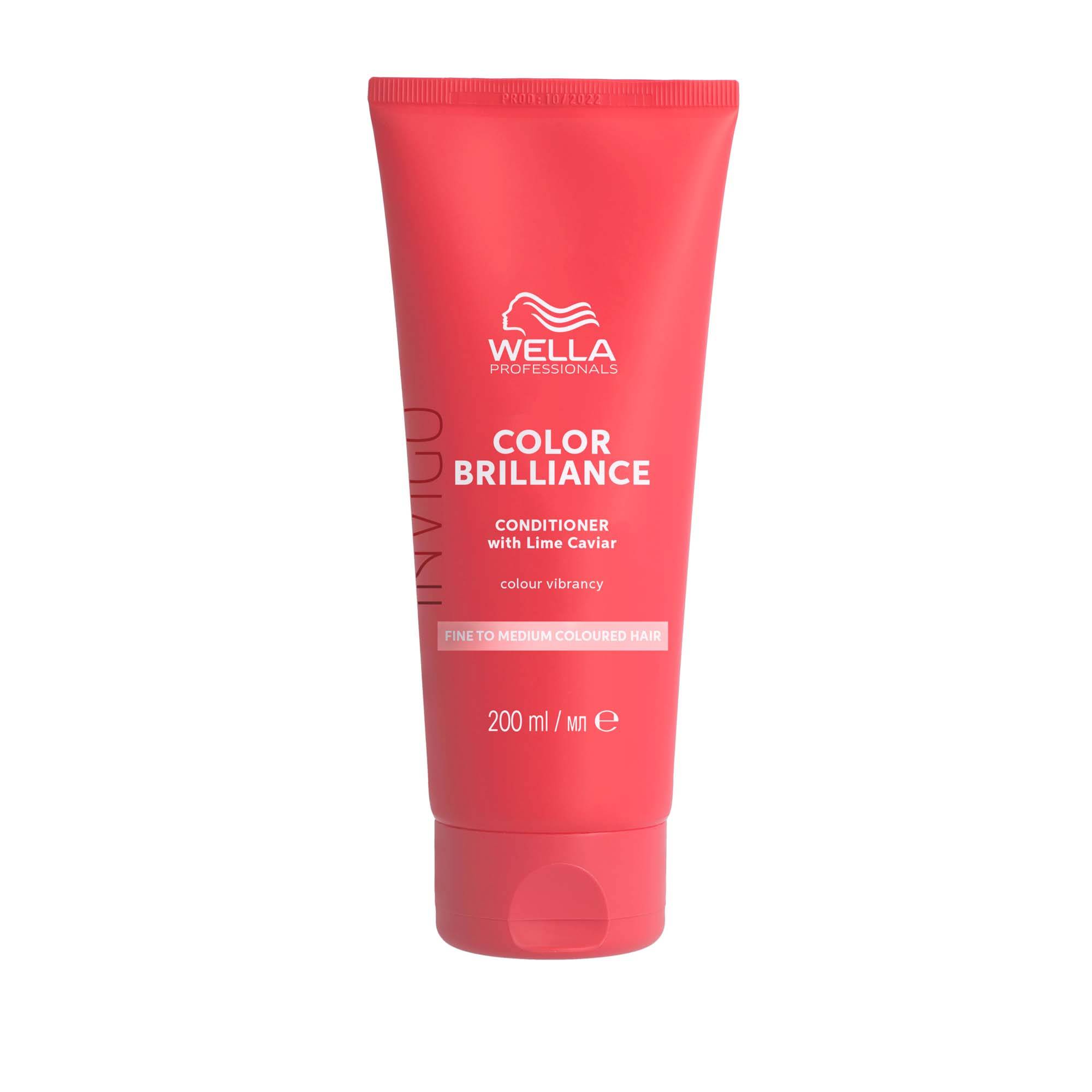 Après-shampoing cheveux colorés et fins à moyens Color Brilliance de la marque Wella Professionals Contenance 200ml - 1