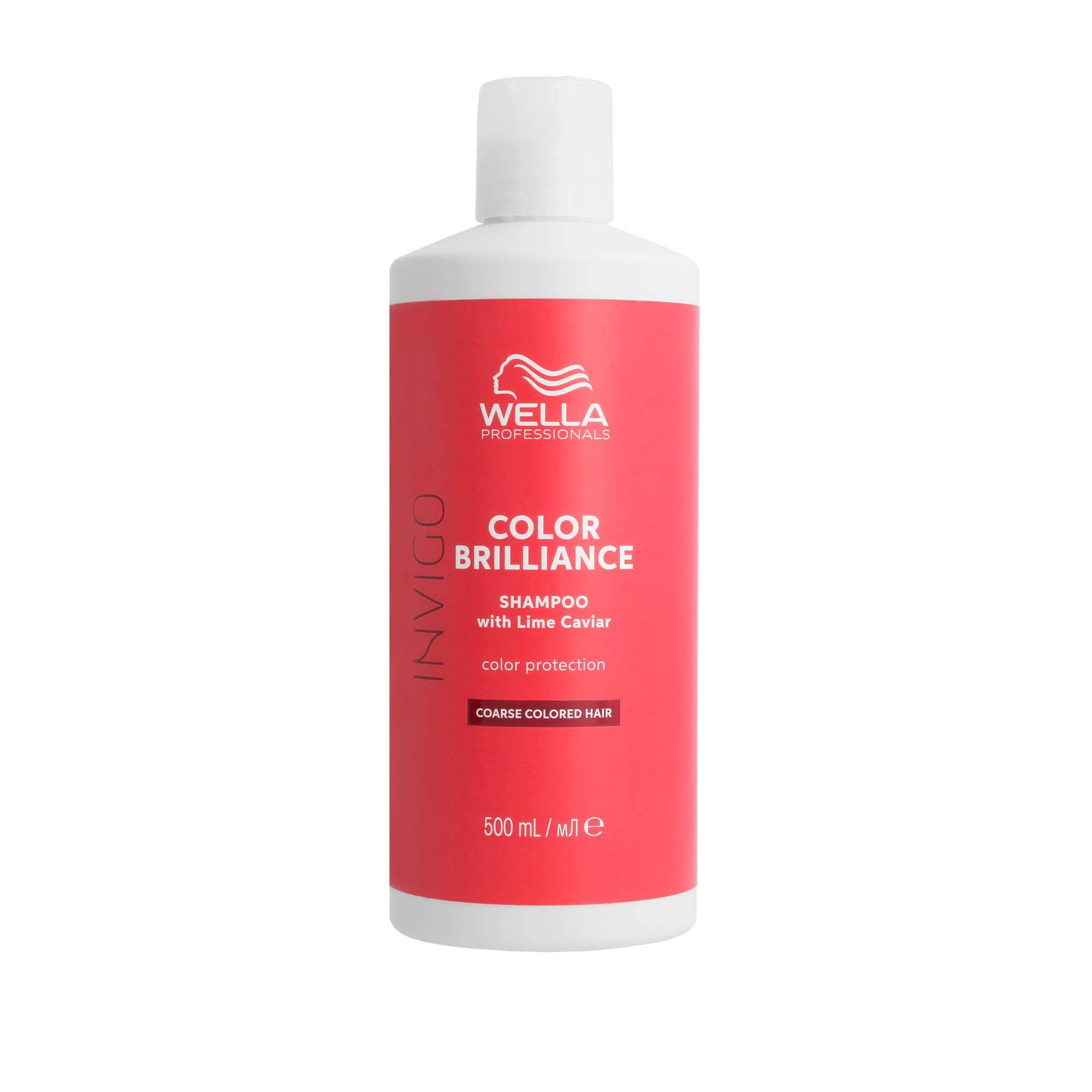 Shampoing cheveux colorés et épais Color Brilliance de la marque Wella Professionals Contenance 500ml - 1