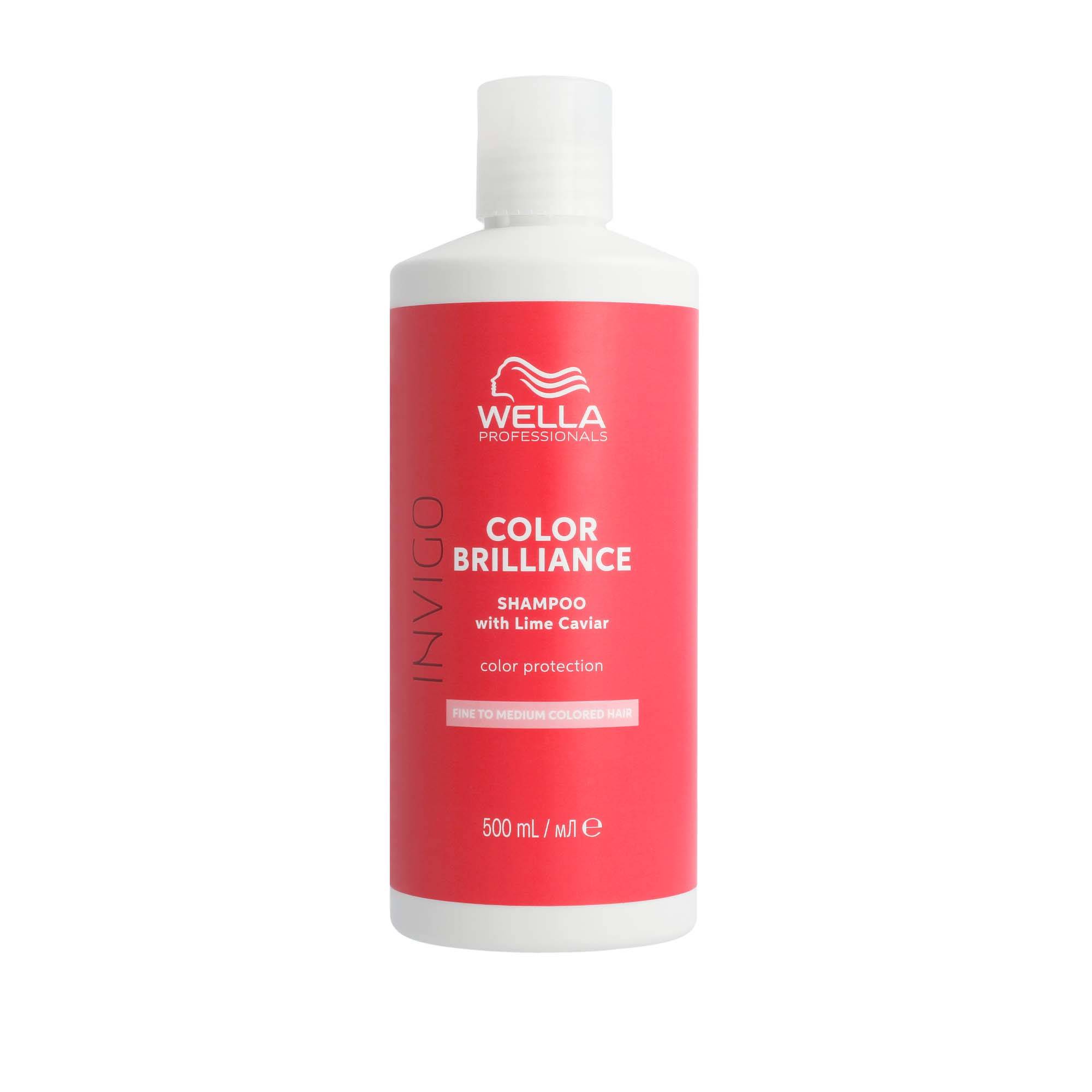Shampoing cheveux colorés et fins à moyens Color Brilliance de la marque Wella Professionals Contenance 500ml - 1