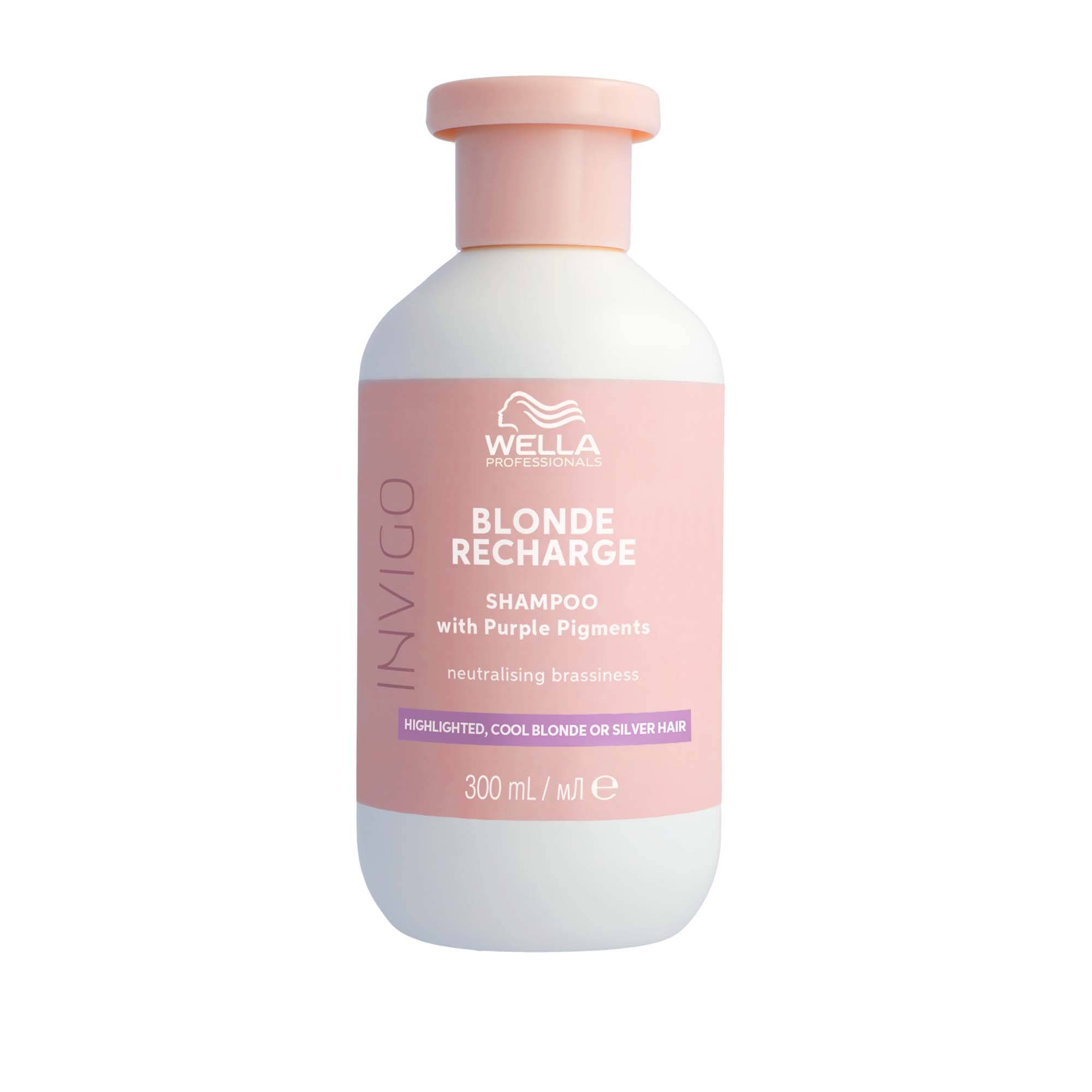 Shampoing raviveur de couleur Blonde recharge Blond froid de la marque Wella Professionals Contenance 300ml - 1