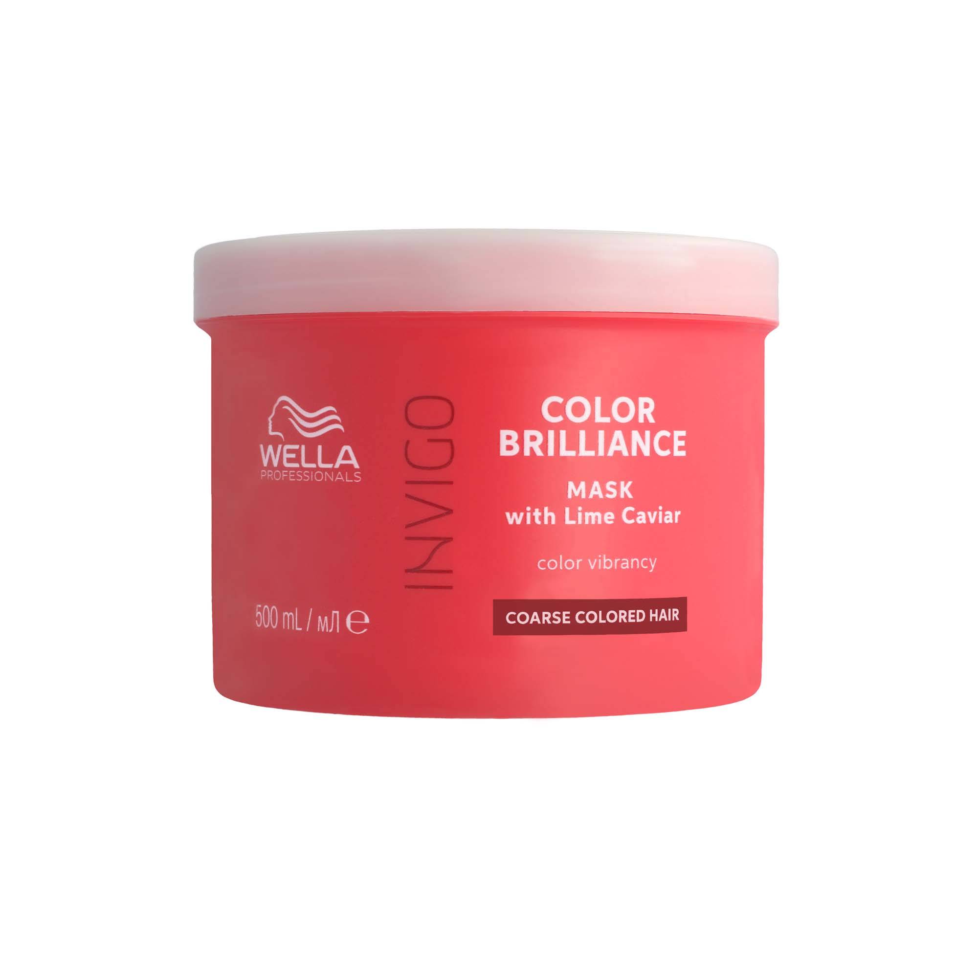 Masque couleur éclatante cheveux épais et colorés de la marque Wella Professionals Contenance 500ml - 1