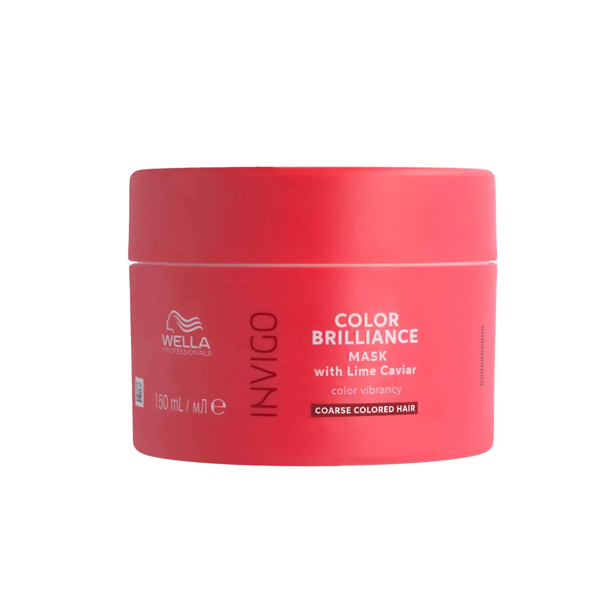 Masque cheveux colorés et épais Color Brilliance de la marque Wella Professionals Contenance 150ml - 1