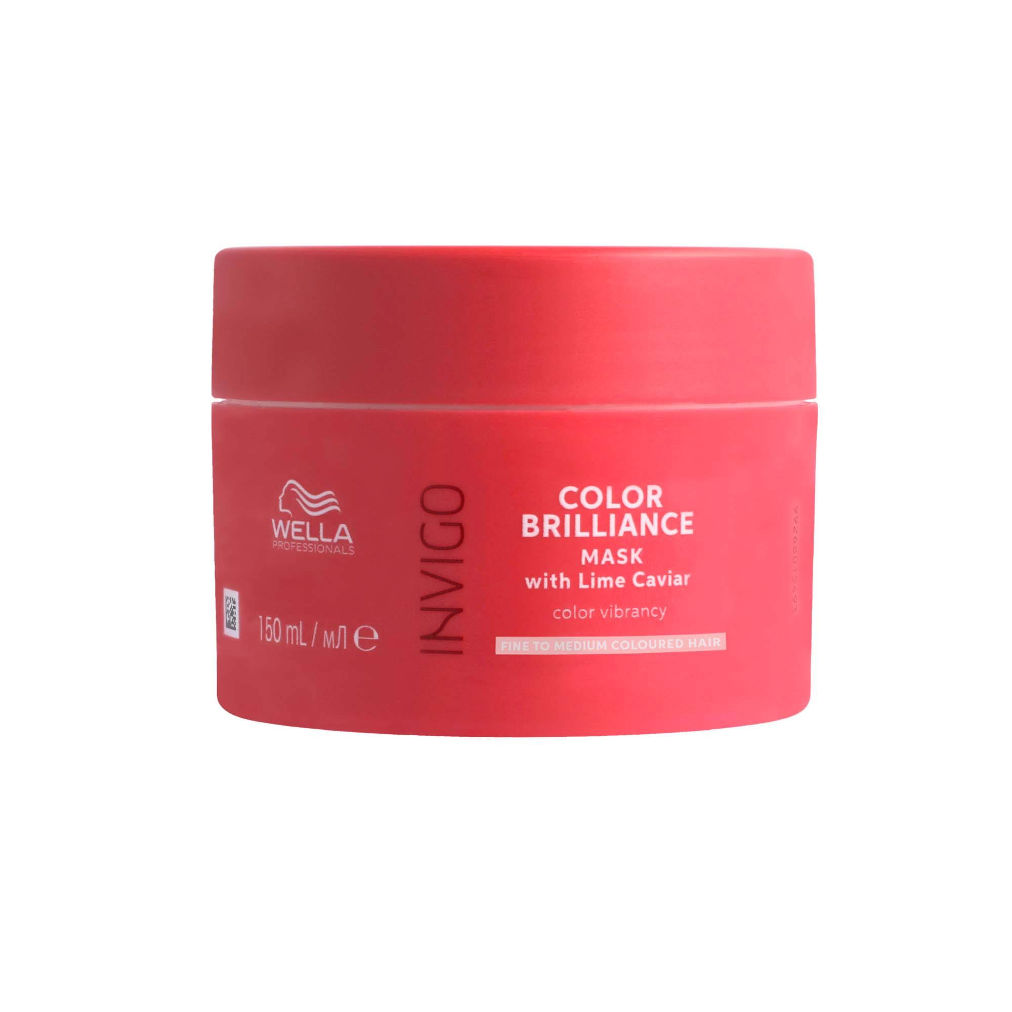 Masque couleur éclatante cheveux fins à moyens de la marque Wella Professionals Contenance 150ml - 1