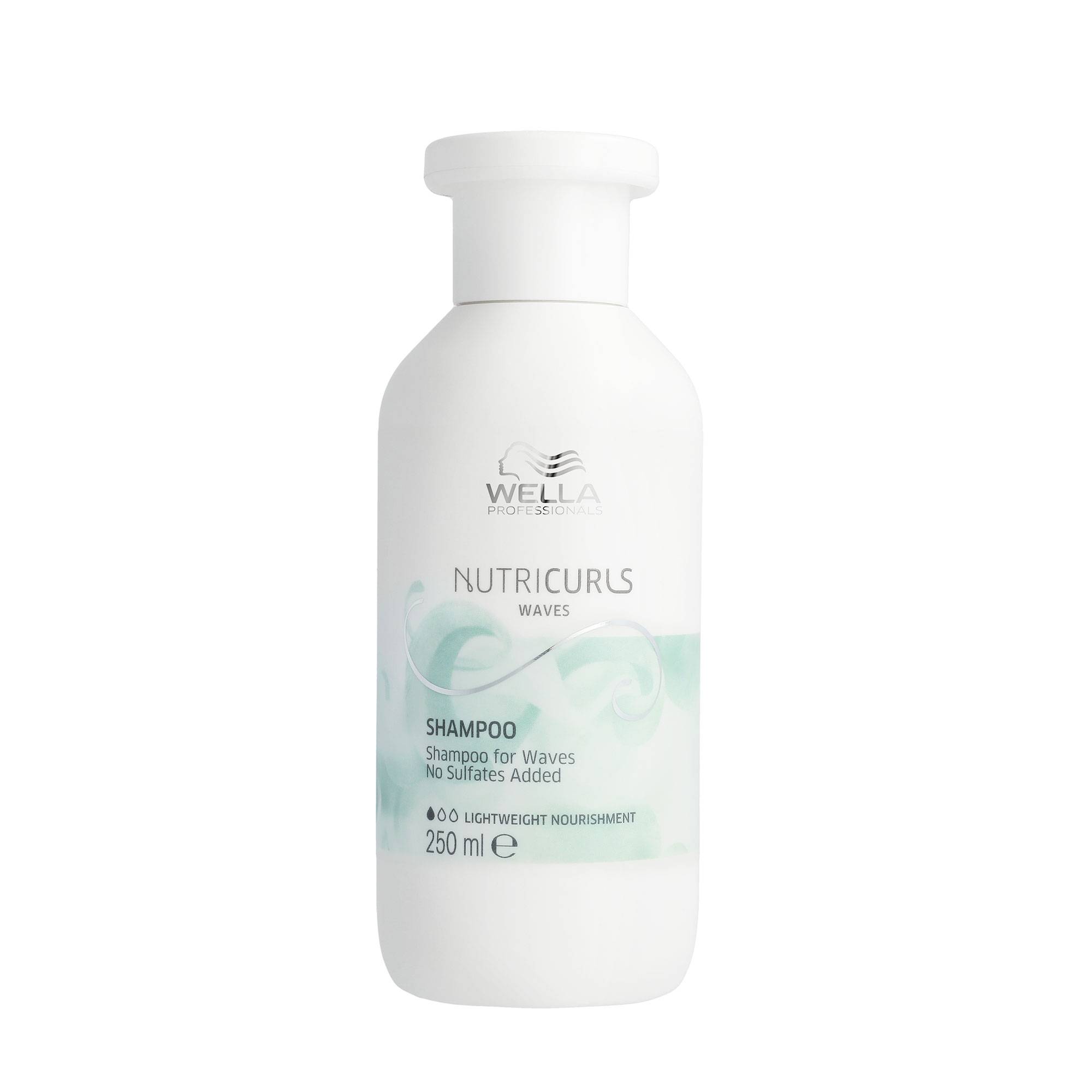 Shampoing léger cheveux ondulés Nutricurls de la marque Wella Professionals Contenance 250ml - 1